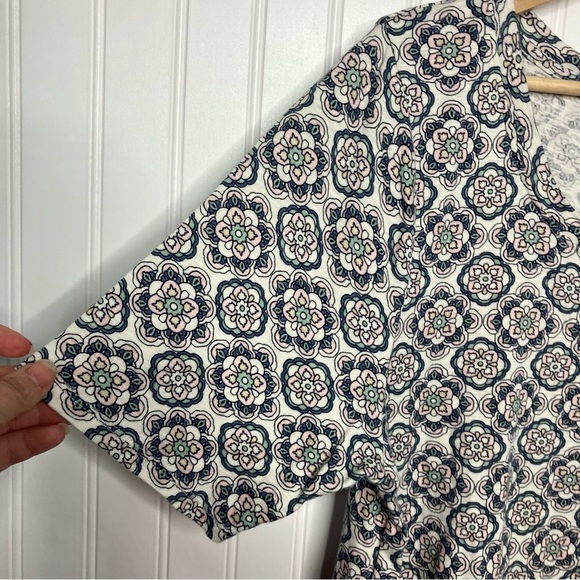 J Jill‎ Top XLP Petite XL Pima Scoop Neck Elbow Sleeve Tee - Picture 4 of 8